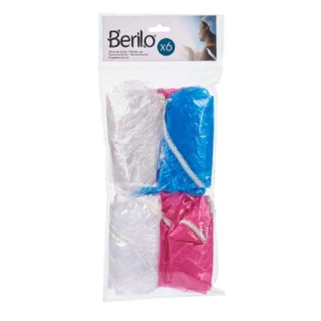 Shower Cap Berilo HD092835 HD092835 Multicolour 28 cm Plastic Set (12