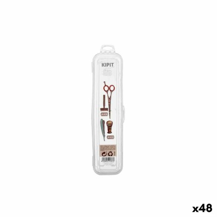 Estuche Kipit 2 2 Transparente De viaje Set para el Afeitado (48 Unida