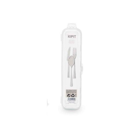 Estuche Kipit 5 5 Transparente Cubiertos De viaje (48 Unidades)