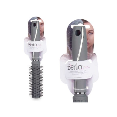 Spazzola Rotonda Berilo 352 352 Grigio Silicone Plastica (12 Unità)