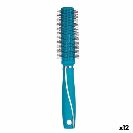 Cepillo Redondo Berilo 353 353 Verde Silicona Plástico (12 Unidades)