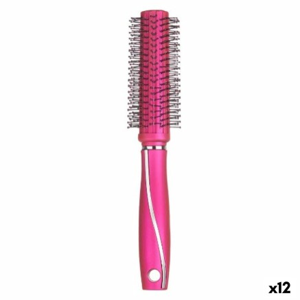 Ronde kwast Berilo 354 354 Fuchsia Siliconen Plastic (12 Stuks)