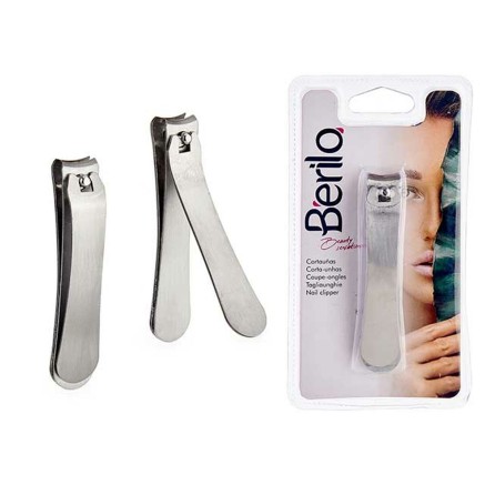 Nagelknipper Berilo 1703240 1703240 Zilverkleurig Metaal (12 Stuks) 2