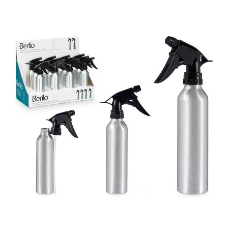 Botella Pulverizadora Berilo 37581 37581 Negro Plateado Aluminio Polip