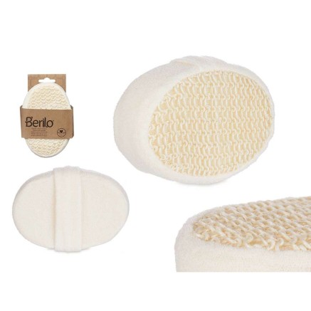 Body Sponge Berilo B7083-8 B7083-8 White Beige 11 x 15 x 5 cm (12 Unit 2