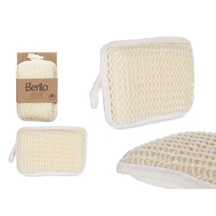 Esponja Corporal Berilo B7083-6 B7083-6 Blanco Beige 11 x 16,5 x 3 cm 2