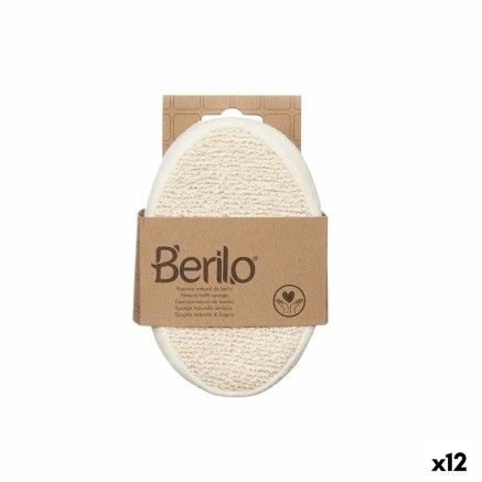 Éponge Corporelle Berilo B7081-8 B7081-8 Blanc Beige 15 x 5 x 10 cm (