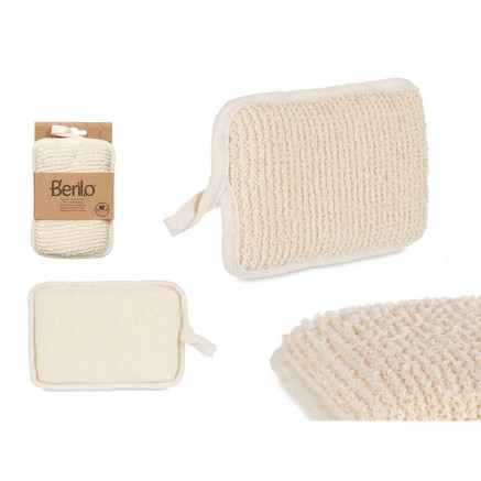 Éponge Corporelle Berilo B7081-6 B7081-6 Blanc Beige 11 x 16,5 x 2 cm 2