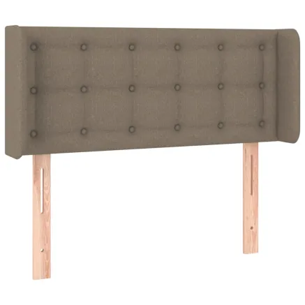Tête de lit avec oreilles Taupe 83x16x78/88 cm Tissu 2