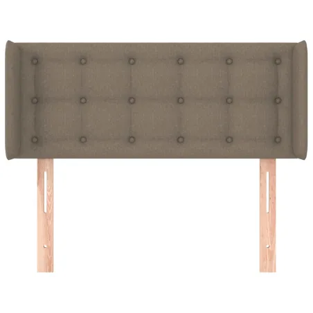 Tête de lit avec oreilles Taupe 83x16x78/88 cm Tissu