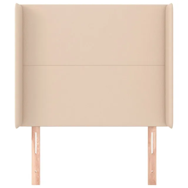Tête de lit avec oreilles Cappuccino 83x16x118/128cm Similicuir