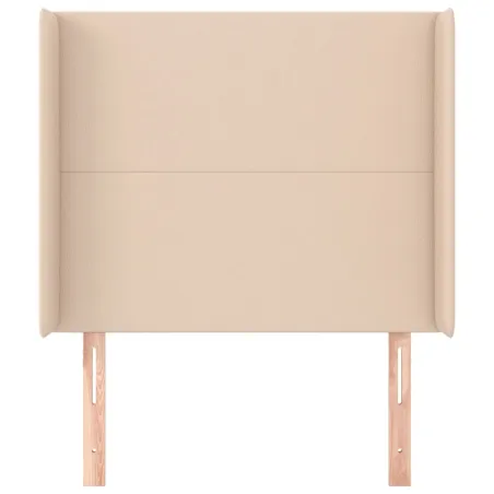 Tête de lit avec oreilles Cappuccino 83x16x118/128cm Similicuir