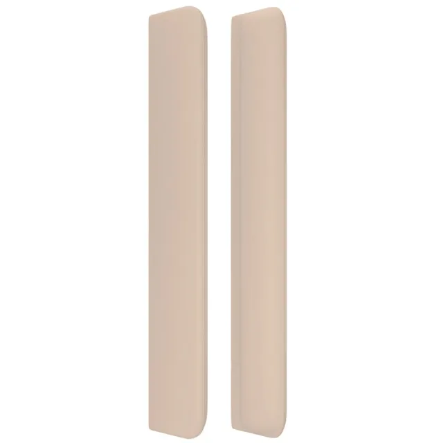 Tête de lit avec oreilles Cappuccino 83x16x118/128cm Similicuir