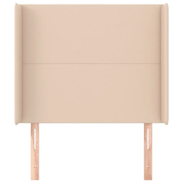 Tête de lit avec oreilles Cappuccino 103x16x118/128 cm