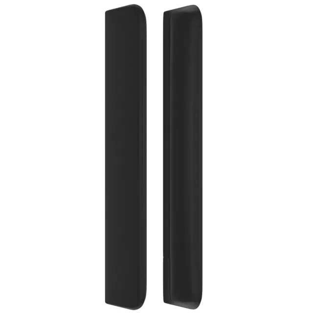 Tête de lit avec oreilles Noir 163x16x118/128 cm Similicuir