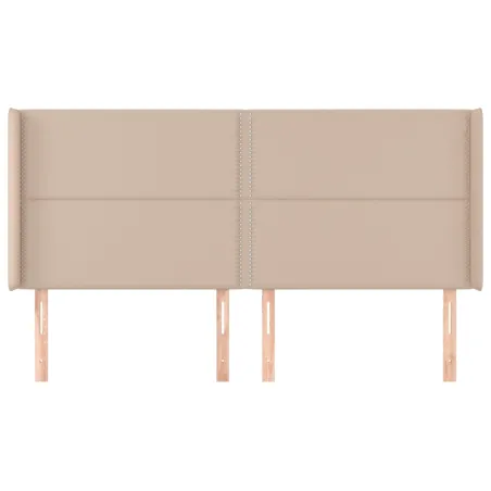 Tête de lit avec oreilles Cappuccino 183x16x118/128 cm