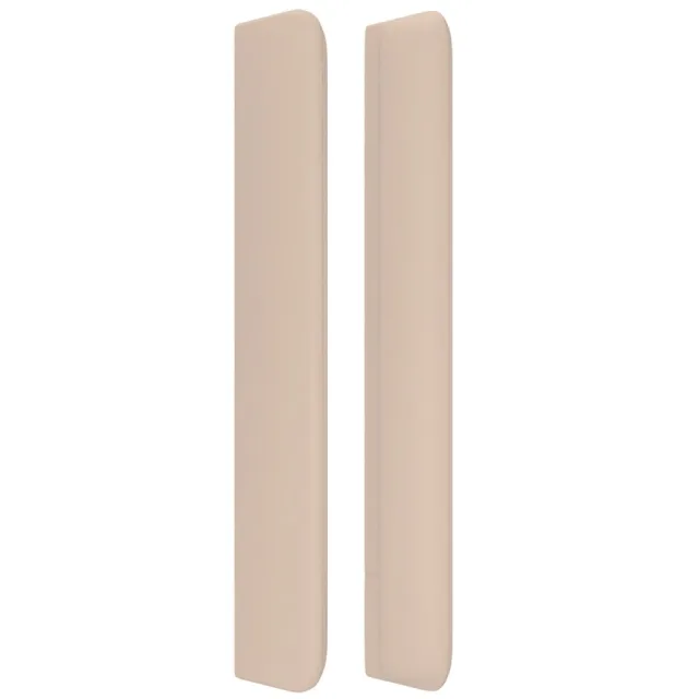 Tête de lit avec oreilles Cappuccino 93x16x118/128cm Similicuir