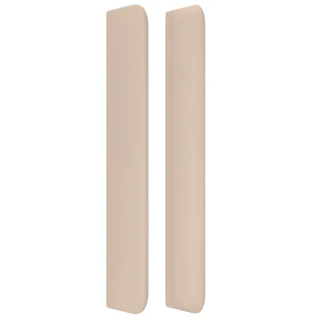 Tête de lit avec oreilles Cappuccino 203x16x118/128 cm