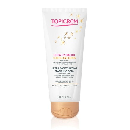 Body milk Topicrem Um Sparkling Gold