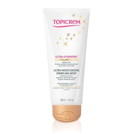 Body Lotion Topicrem Um Sparkling Gouden