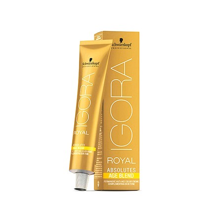 Permanente Kleur Igora Royal Absolutes Schwarzkopf 7-560 Age Blend (60