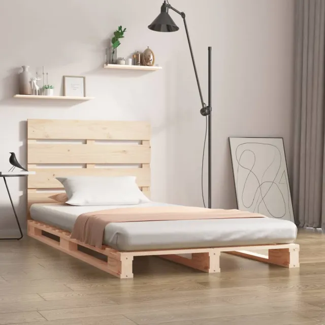 Cadre de lit sans matelas 90x200 cm bois de pin massif