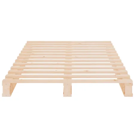 Cadre de lit sans matelas 90x200 cm bois de pin massif