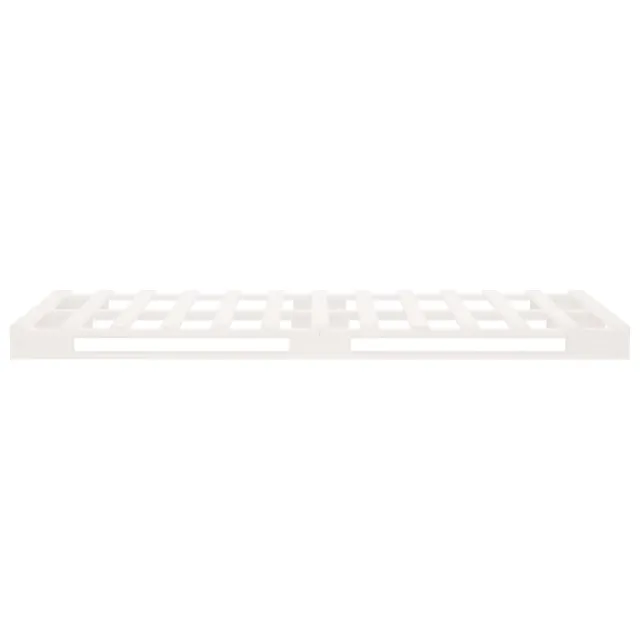 Cadre de lit sans matelas blanc 90x200 cm bois de pin massif