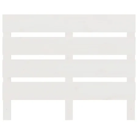 Cadre de lit sans matelas blanc 90x200 cm bois de pin massif