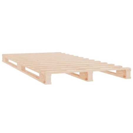 Cadre de lit sans matelas 100x200 cm bois massif de pin