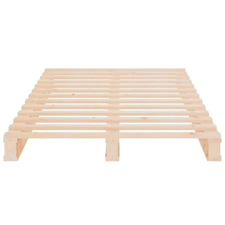 Cadre de lit sans matelas 100x200 cm bois massif de pin