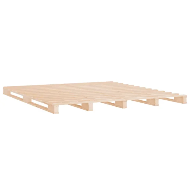 Cadre de lit sans matelas 120x200 cm bois de pin massif