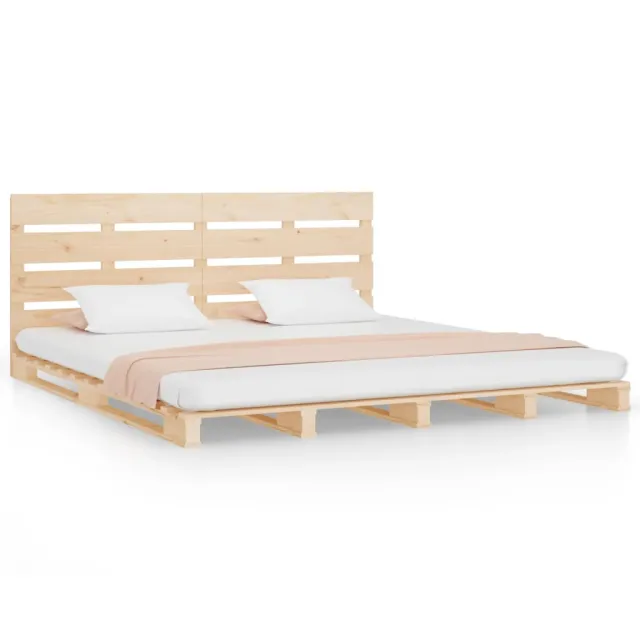 Cadre de lit sans matelas 140x200 cm bois massif de pin