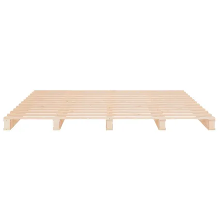 Cadre de lit sans matelas 160x200 cm bois massif de pin