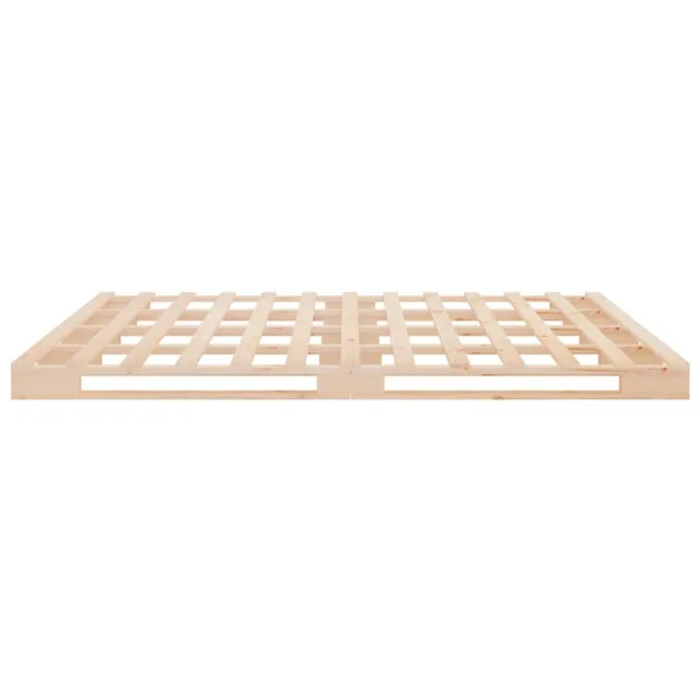 Cadre de lit sans matelas 200x200 cm bois massif de pin