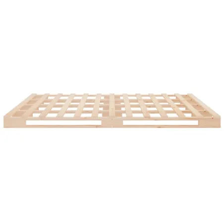 Cadre de lit sans matelas 200x200 cm bois massif de pin