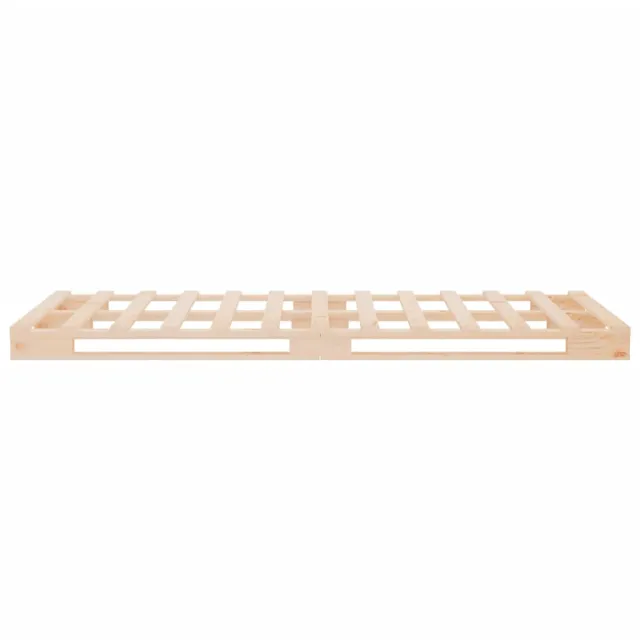 Cadre de lit sans matelas 75x190 cm bois de pin massif