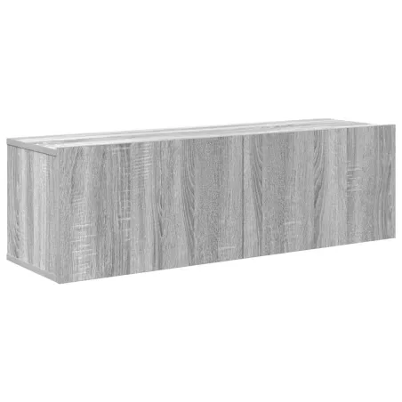 Ensemble de meubles TV 3 pcs Sonoma gris Bois d'ingénierie
