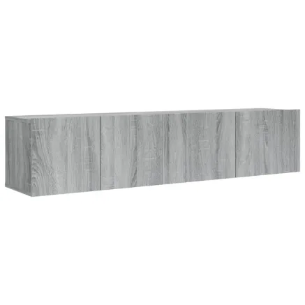 Ensemble de meubles TV 2 pcs Sonoma gris Bois d'ingénierie 2