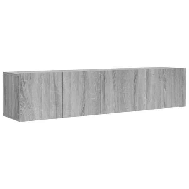 Ensemble de meubles TV 2 pcs Sonoma gris Bois d'ingénierie