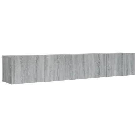 Ensemble de meubles TV 2 pcs Sonoma gris Bois d'ingénierie 2
