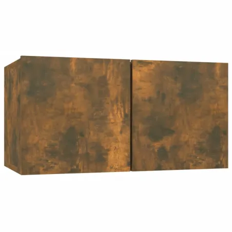 Ensemble de meubles TV 7 pcs Chêne fumé Bois d'ingénierie