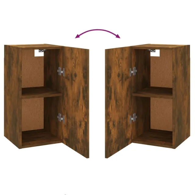 Ensemble de meubles TV 7 pcs Chêne fumé Bois d'ingénierie