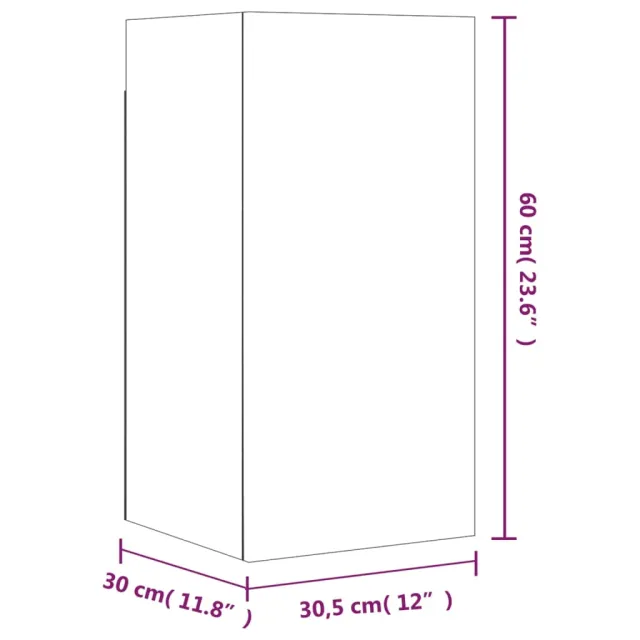 Ensemble de meubles TV 7 pcs Sonoma gris Bois d'ingénierie