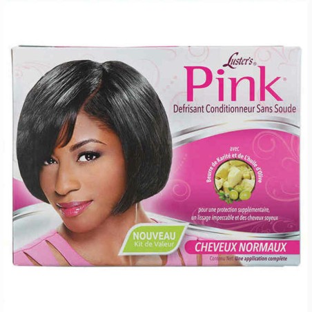 Tratamiento Capilar Alisador Luster Pink Relaxer Kit Regular