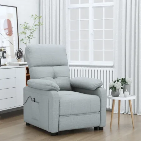 Fauteuil Gris clair Tissu
