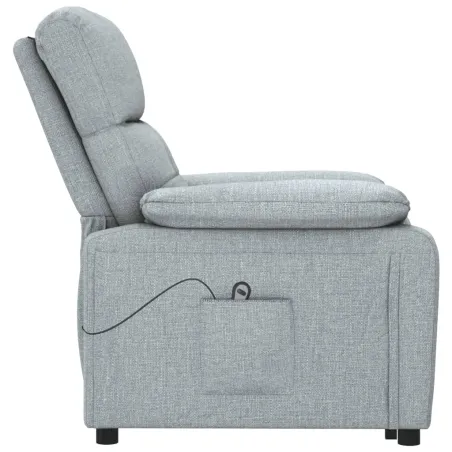 Fauteuil Gris clair Tissu