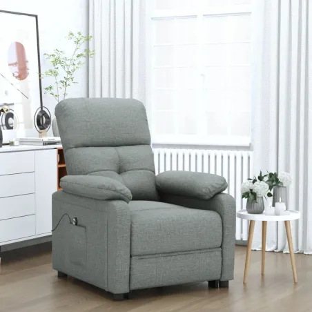Fauteuil Gris foncé Tissu