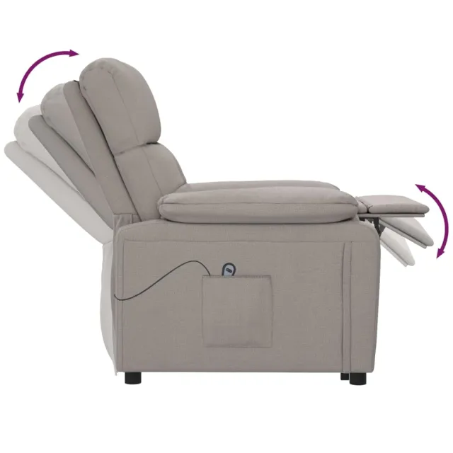 Fauteuil Taupe Tissu