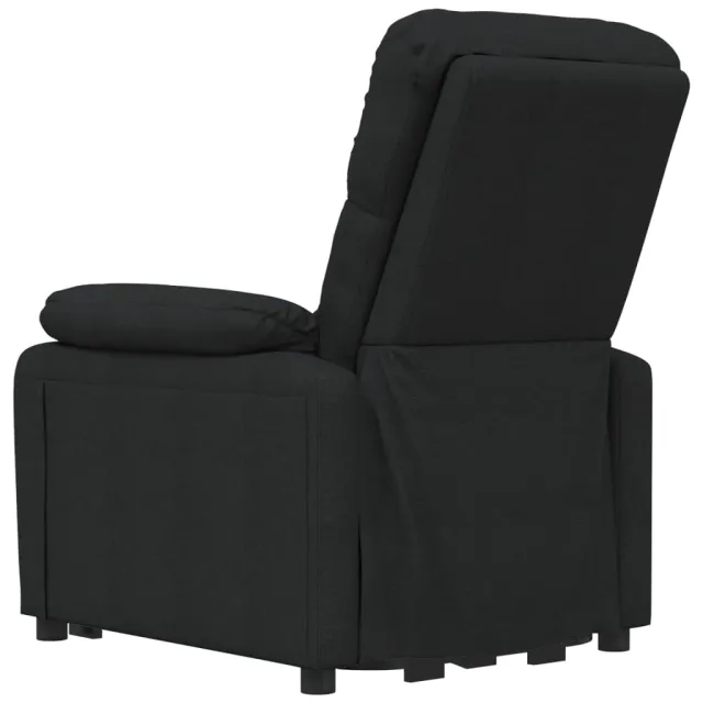 Fauteuil de massage Noir Tissu